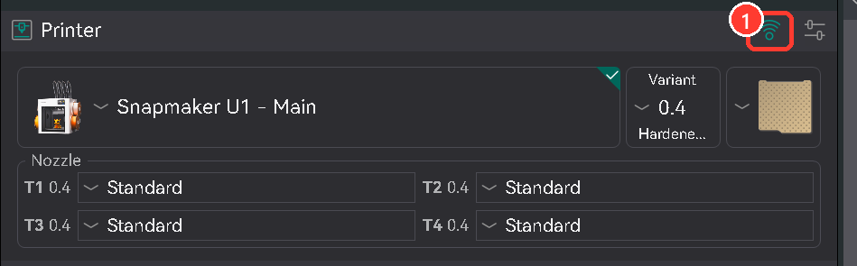 Click the Wi-Fi icon